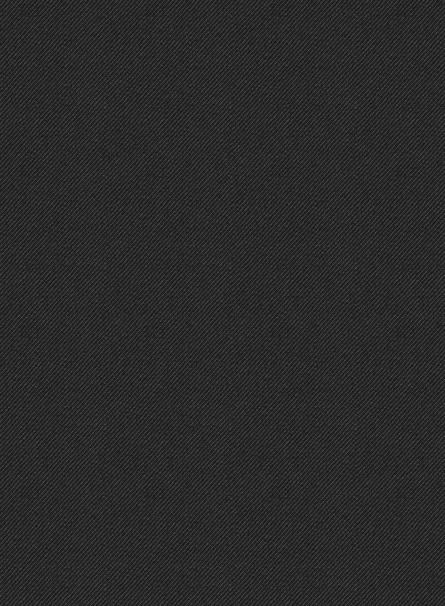 Scabal Tornado Shico Black Wool Suit - StudioSuits