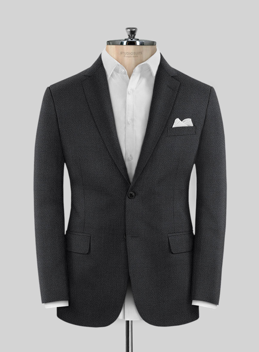 Scabal Tornado Verone Blue Wool Jacket - StudioSuits