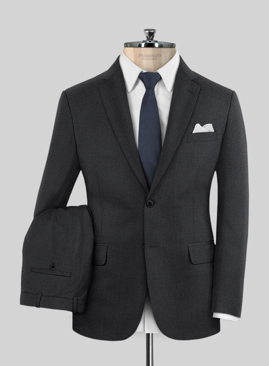 Scabal Tornado Verone Blue Wool Suit - StudioSuits