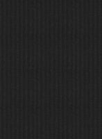 Scabal Tunata Stripe Black Wool Suit - StudioSuits