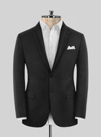 Scabal Xadat Black Wool Suit - StudioSuits