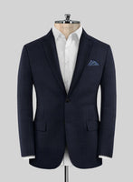 Scabal Xuito Checks Blue Wool Suit - StudioSuits