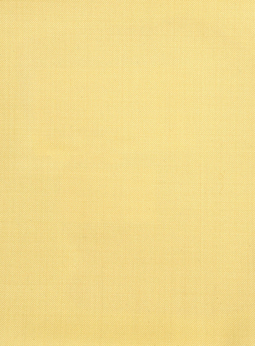 Scabal Yellow Wool Suit - StudioSuits