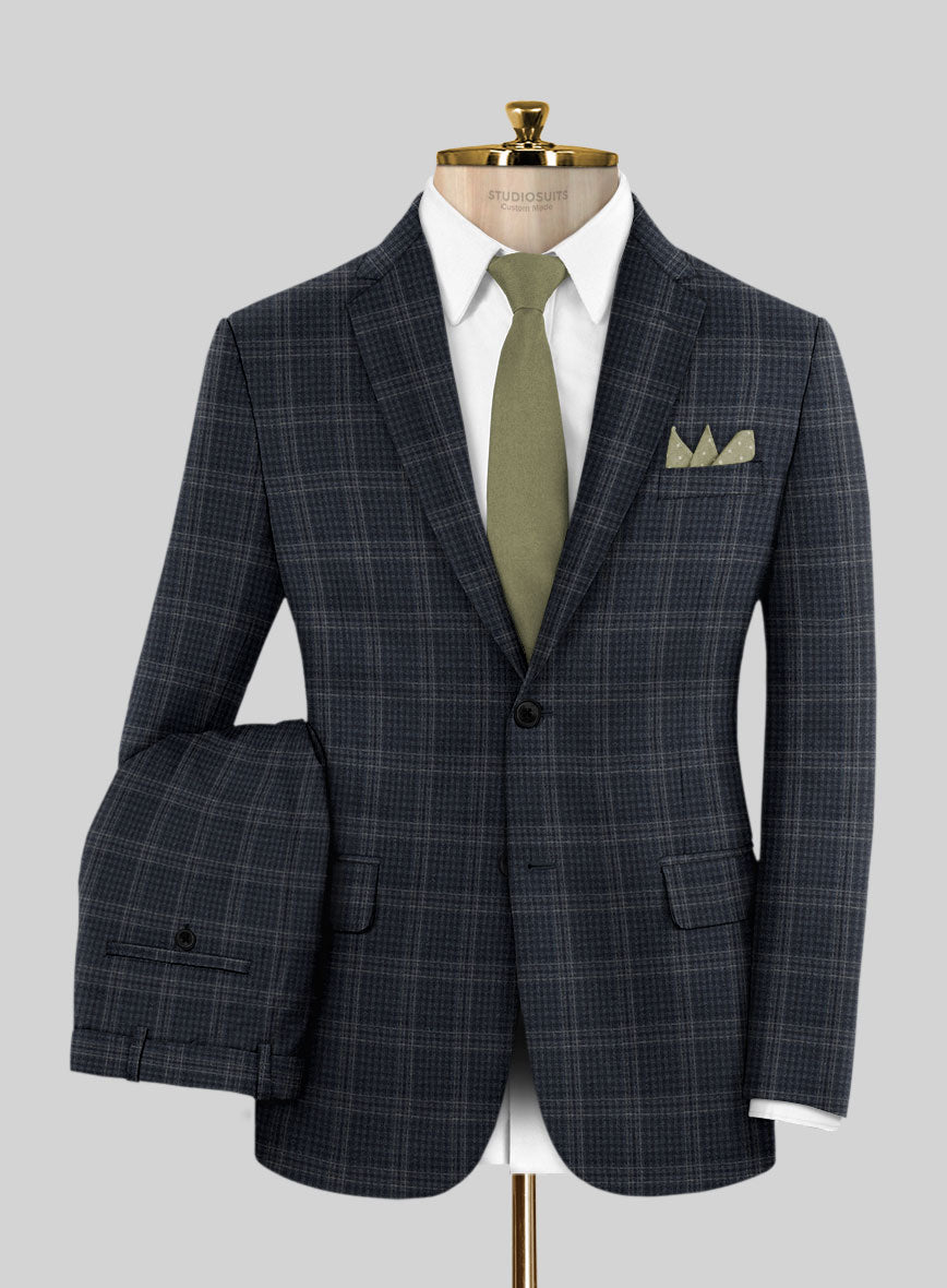 Scabal Zodiac Blue Wool Suit - StudioSuits