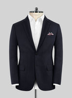 Scabal Zoillo Stripe Blue Wool Suit - StudioSuits