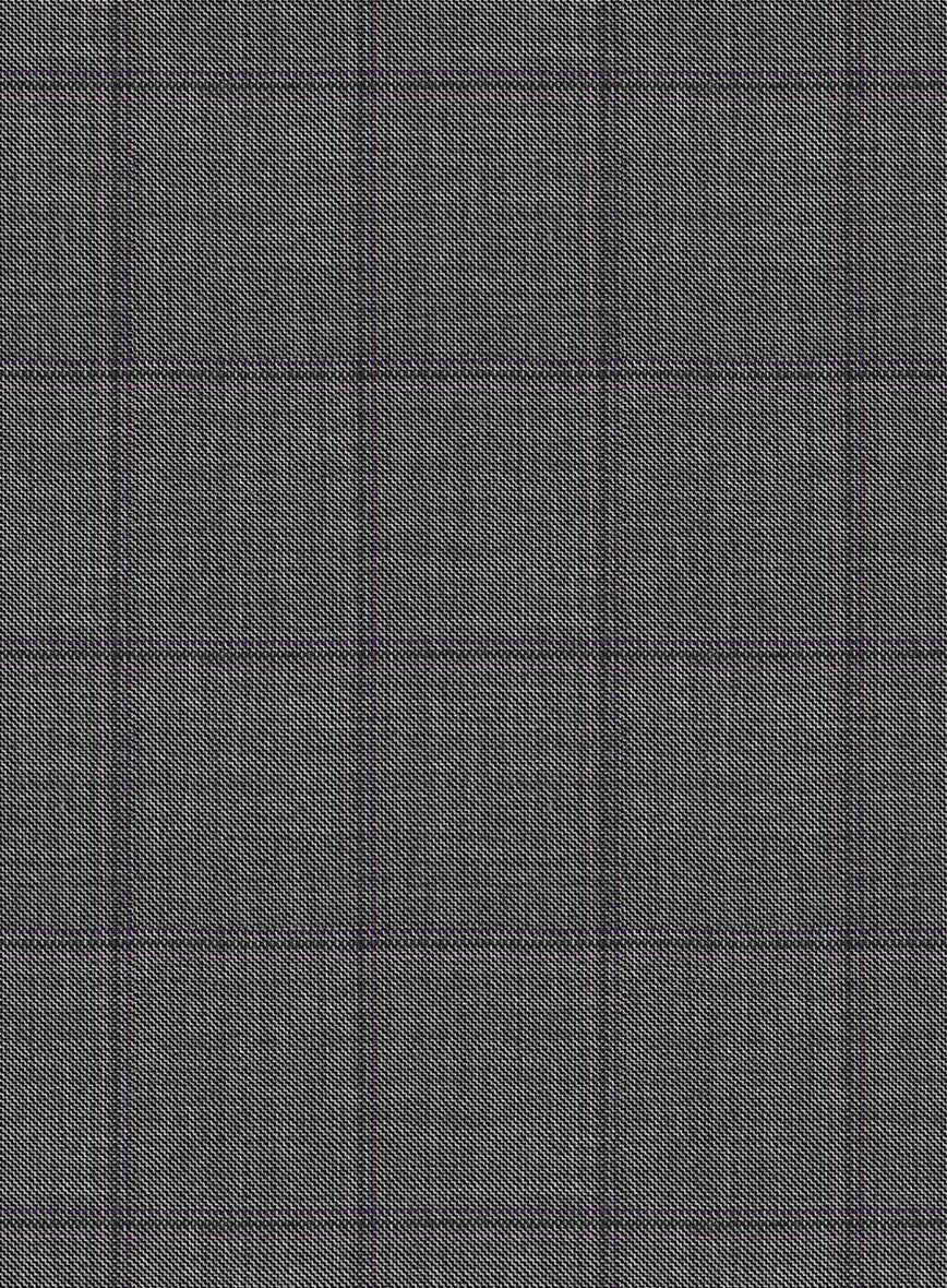 Scabal Londoner Inagi Checks Gray Wool Jacket - StudioSuits