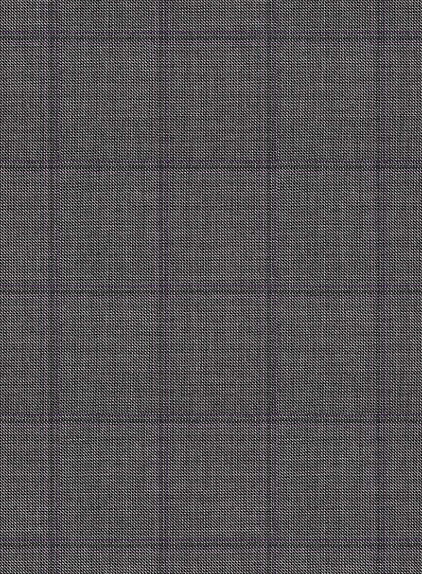 Scabal Londoner Inagi Checks Gray Wool Jacket - StudioSuits