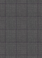 Scabal Londoner Inagi Checks Gray Wool Jacket - StudioSuits