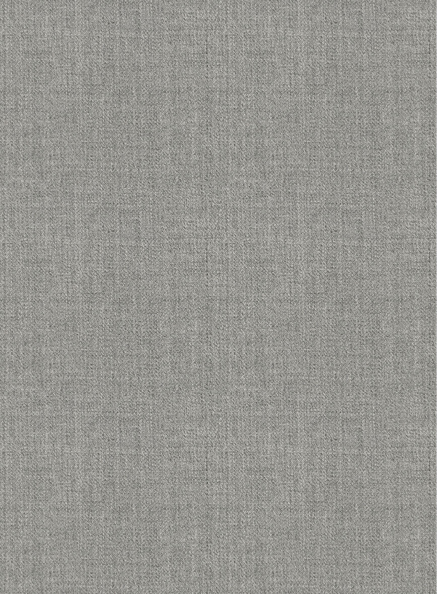 Scabal Londoner Light Gray Wool Pants - StudioSuits