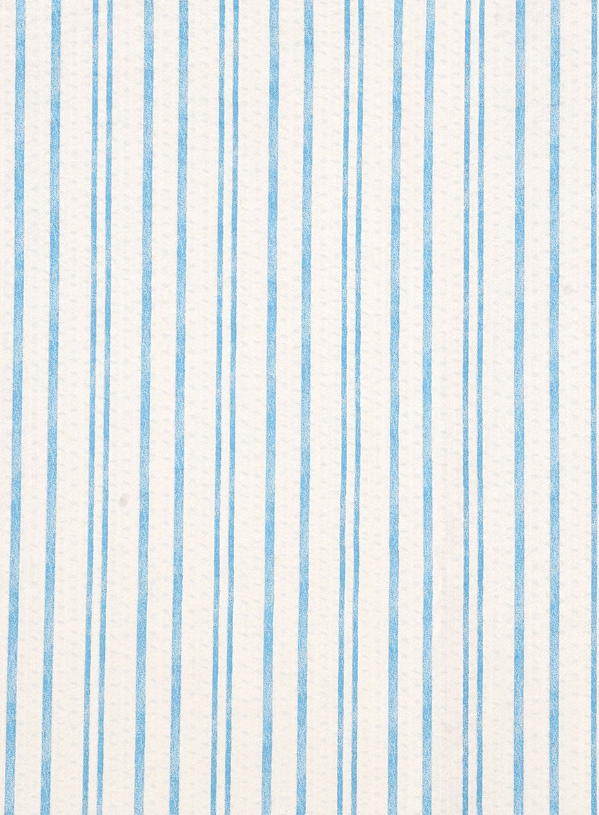 Seabreeze Stripe Cotton Lycra Shirt - StudioSuits