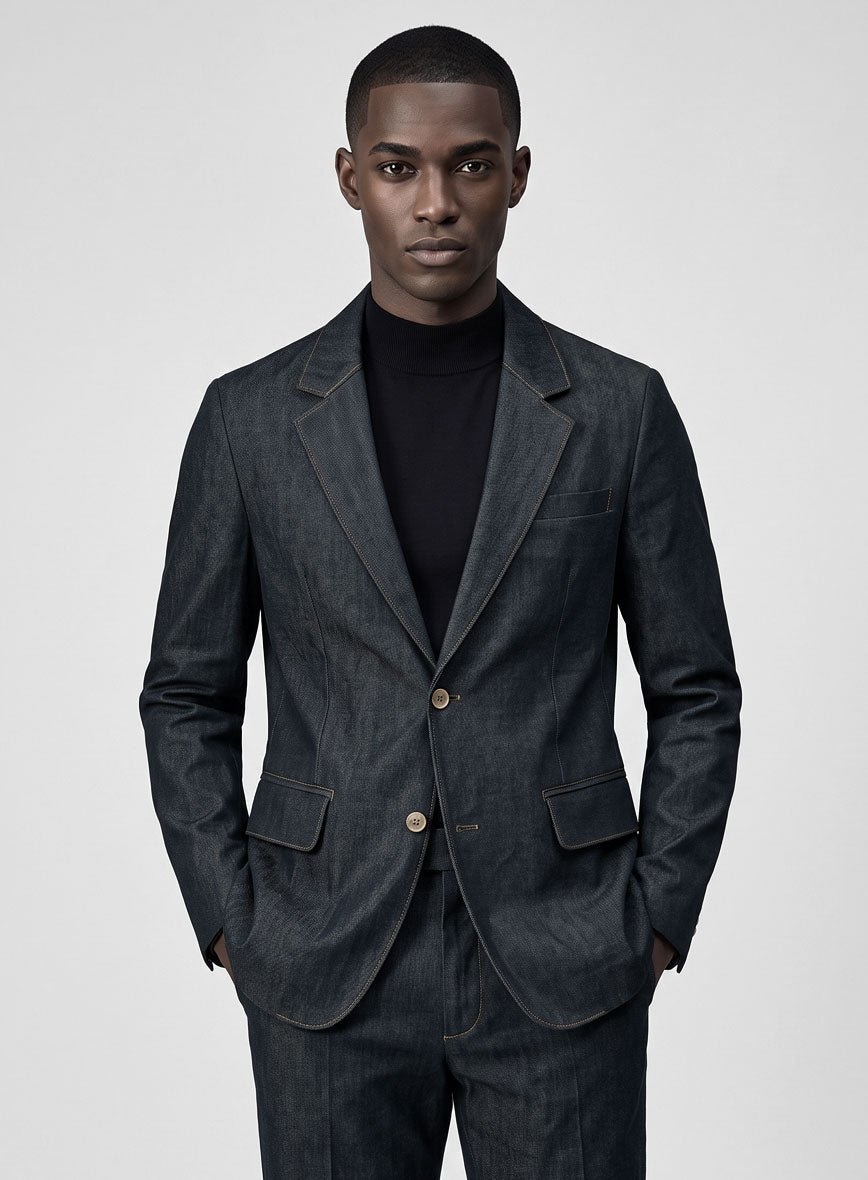 Selvedge Denim Blazer - StudioSuits