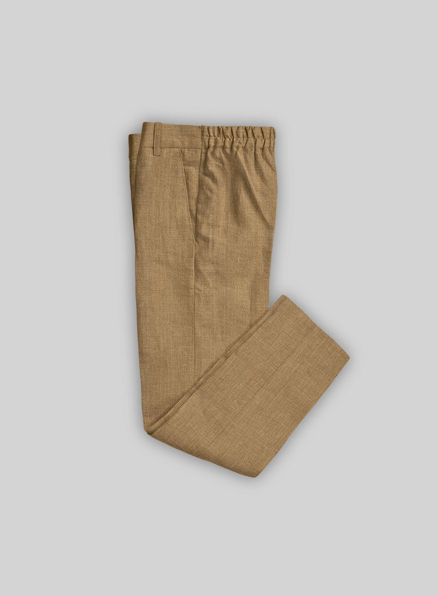Sepia Brown Linen Boys Suit - StudioSuits