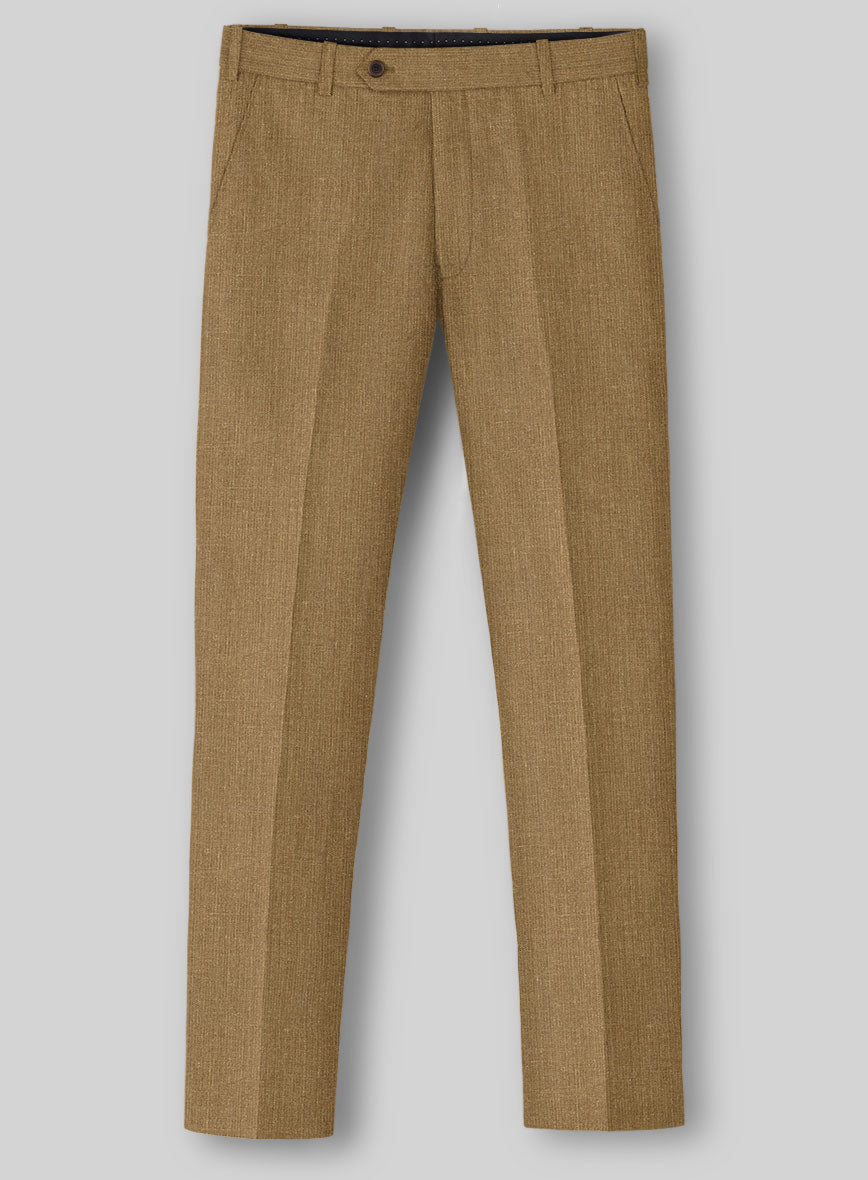 Sepia Brown Linen Suit - StudioSuits