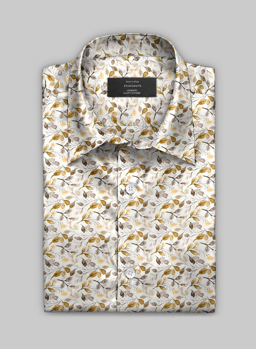 Sepiflora Silk Cotton Shirt - StudioSuits