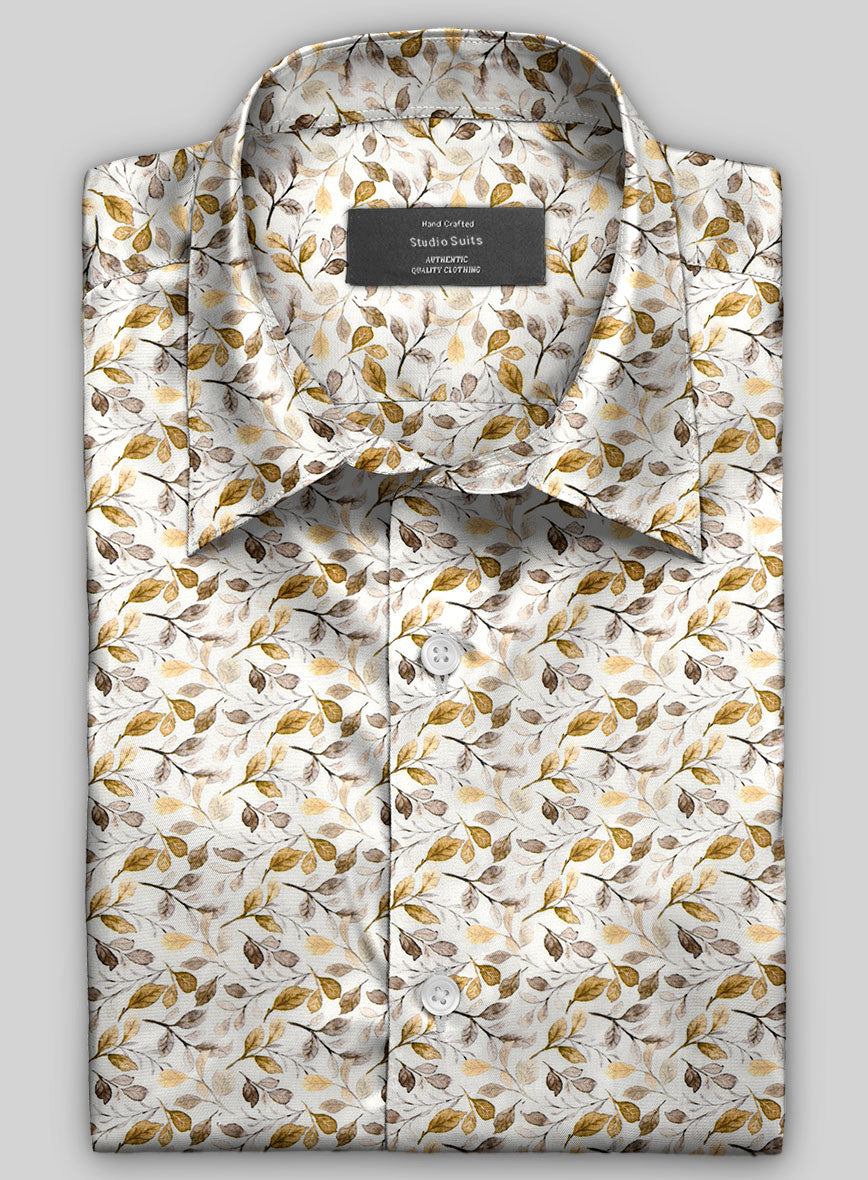 Sepiflora Silk Cotton Shirt - StudioSuits