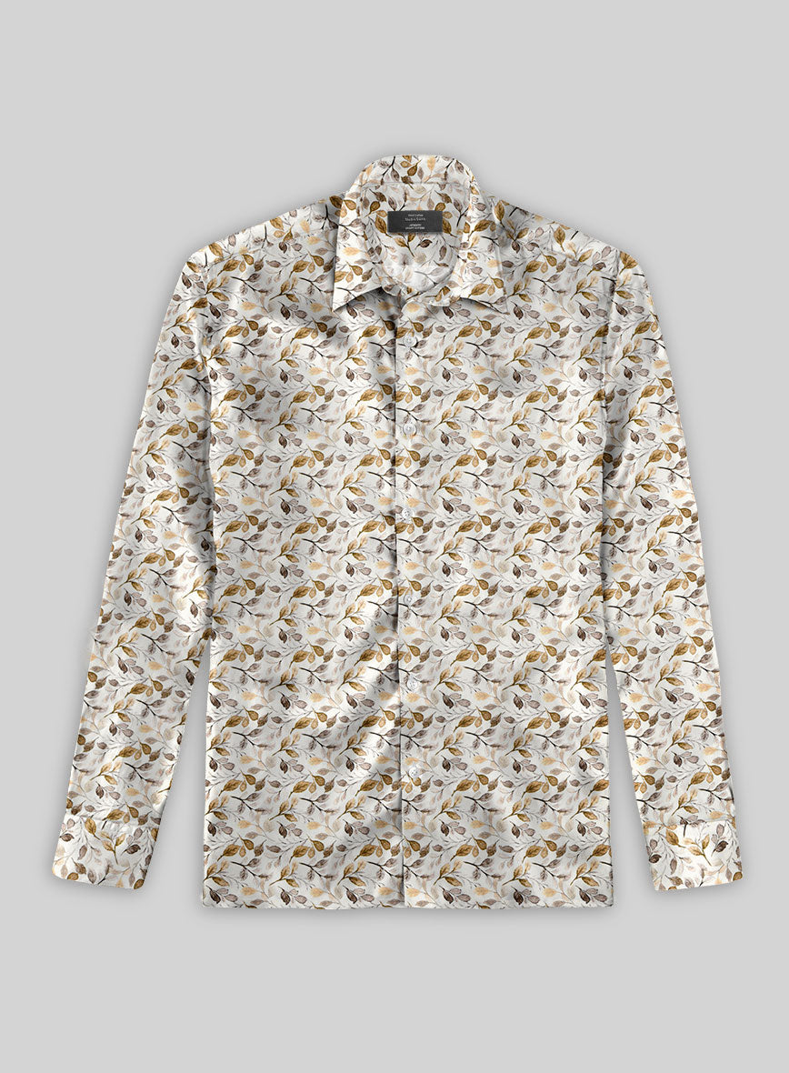 Sepiflora Silk Cotton Shirt - StudioSuits