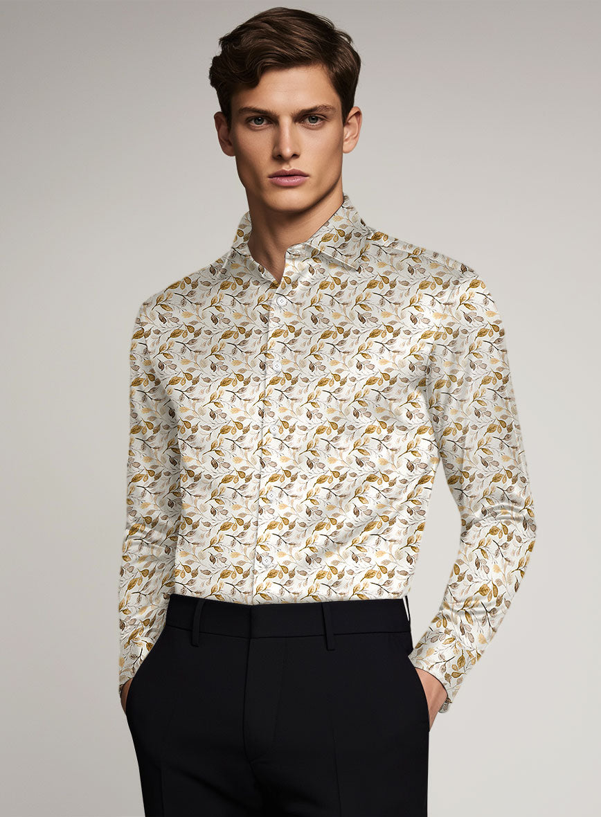 Sepiflora Silk Cotton Shirt - StudioSuits