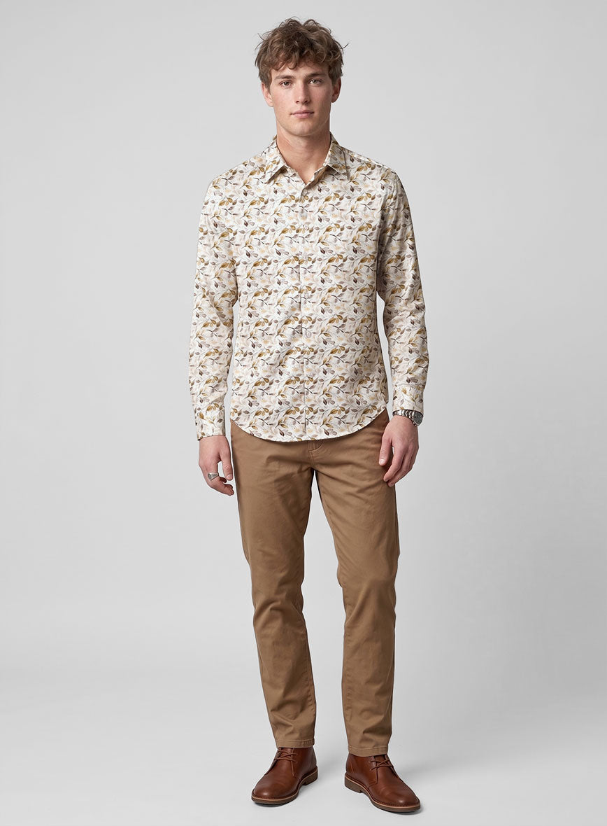 Sepiflora Silk Cotton Shirt - StudioSuits