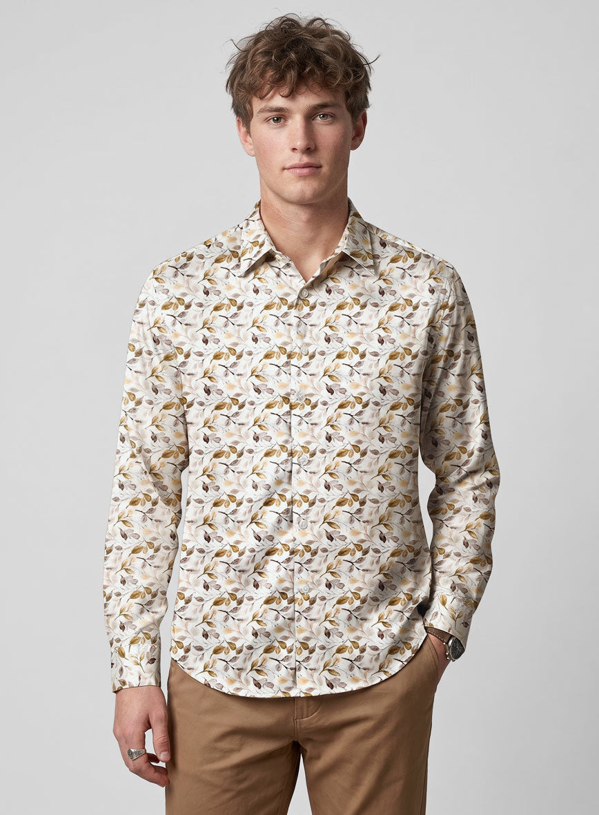 Sepiflora Silk Cotton Shirt - StudioSuits