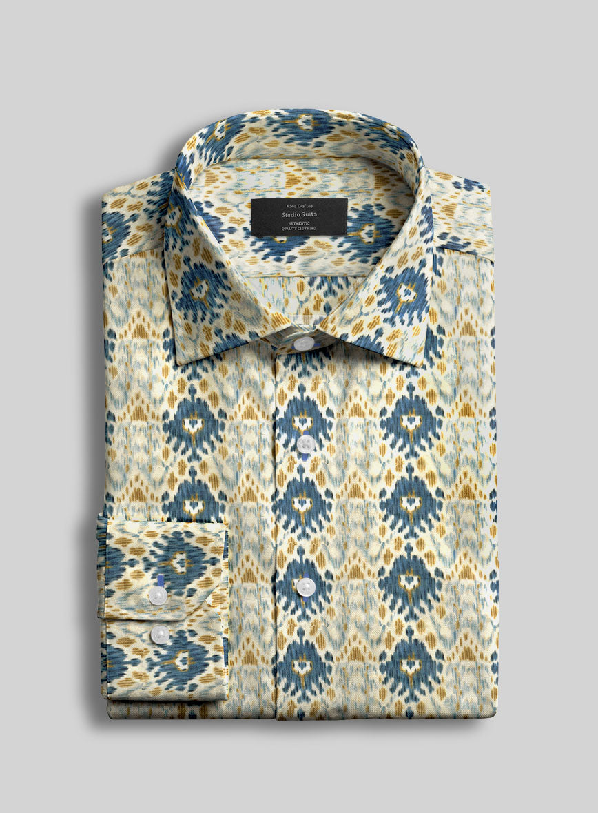 Serafino Silk Cotton Shirt - StudioSuits