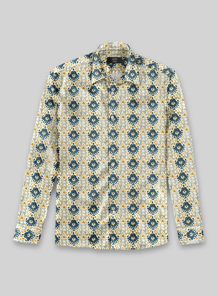 Serafino Silk Cotton Shirt - StudioSuits