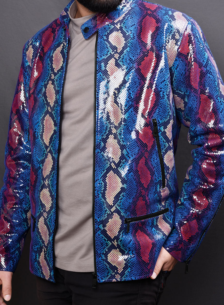 Serpent's Sizzle Leather Jacket – StudioSuits