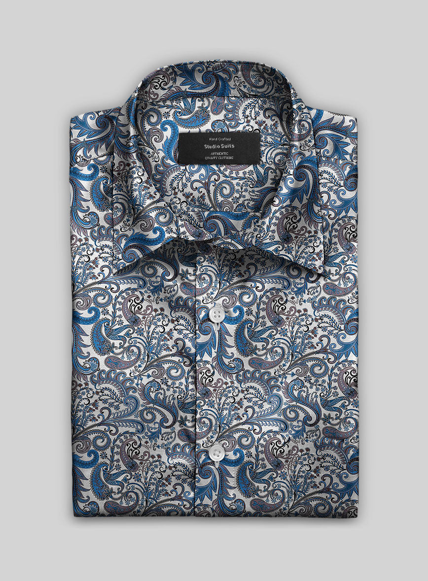 Severino Silk Cotton Shirt - StudioSuits