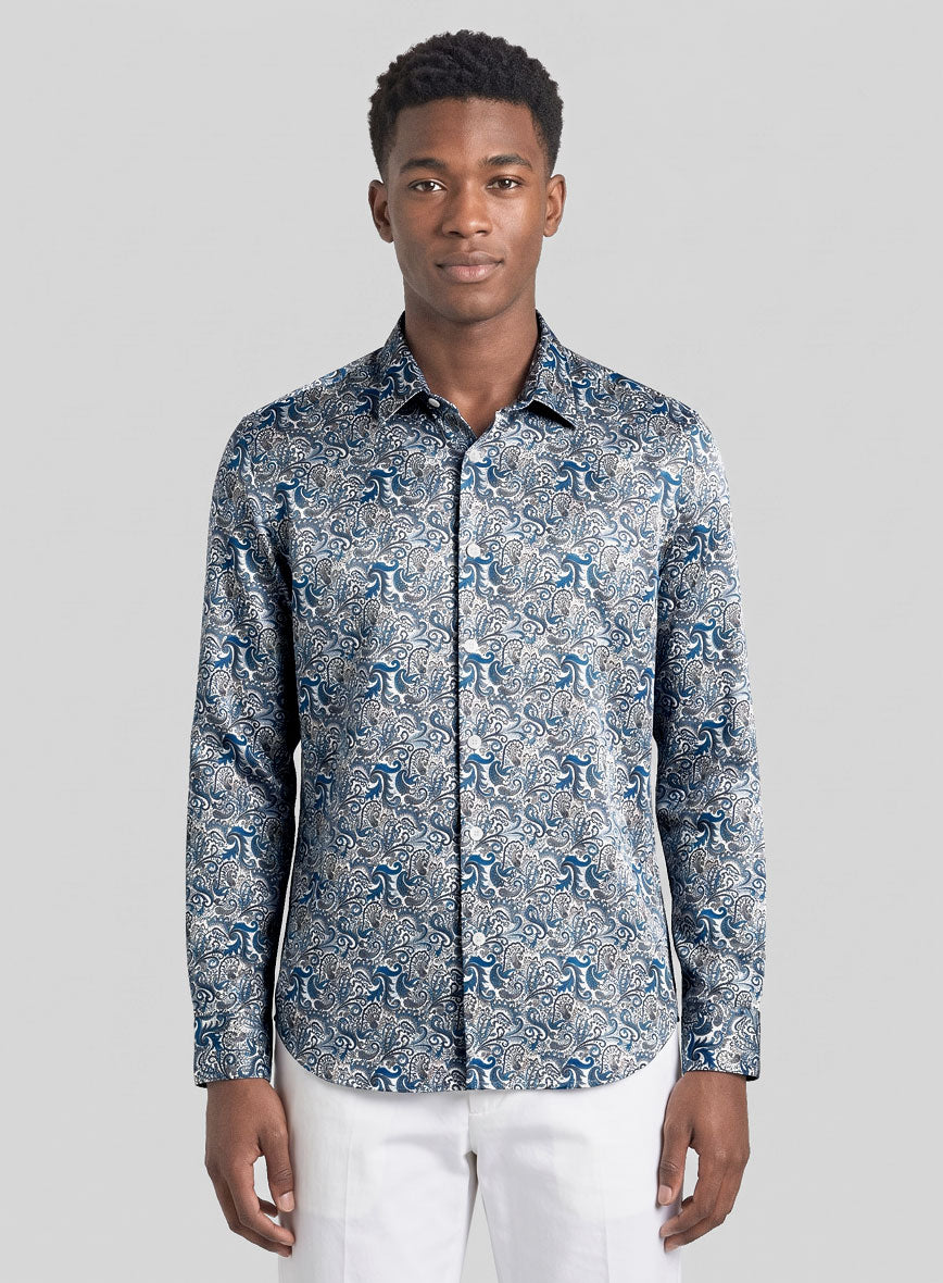 Severino Silk Cotton Shirt - StudioSuits