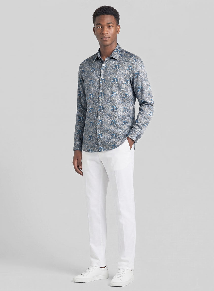 Severino Silk Cotton Shirt - StudioSuits