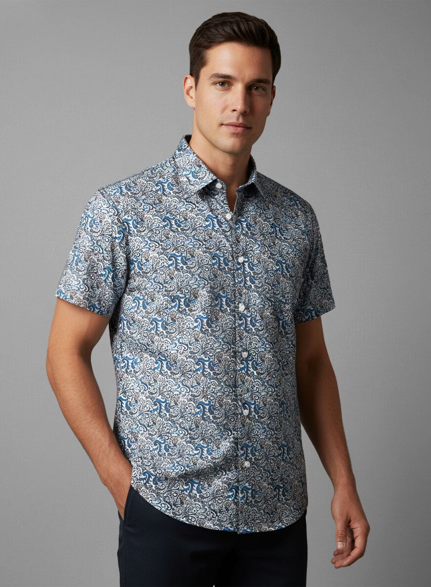 Severino Silk Cotton Shirt - StudioSuits