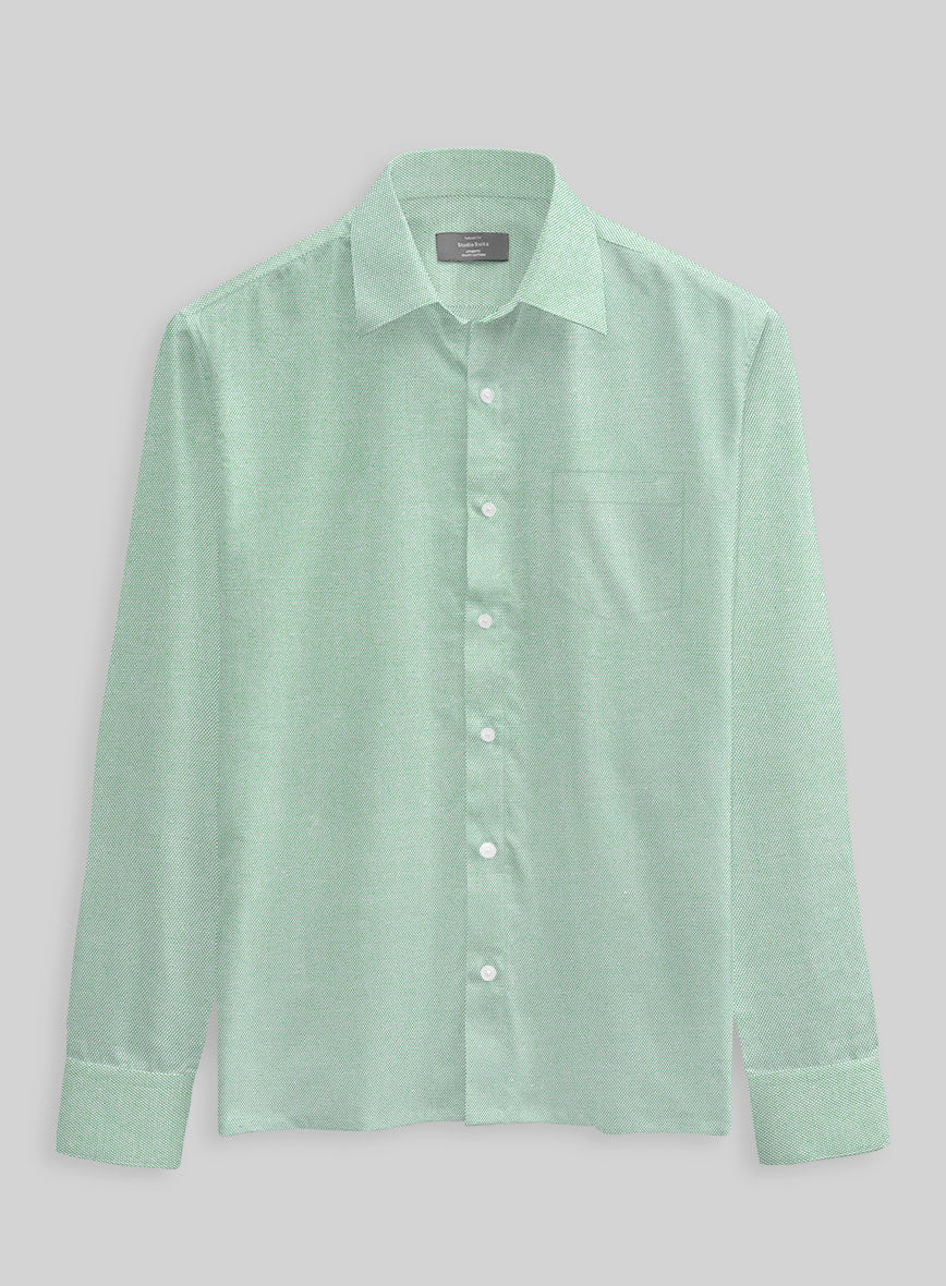 Shadow Pine Dobby Cotton Shirt - StudioSuits