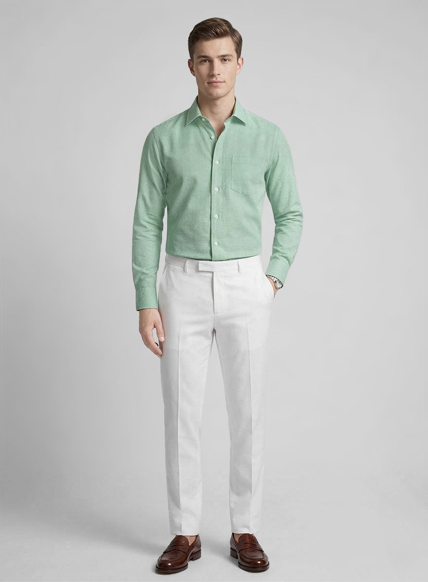 Shadow Pine Dobby Cotton Shirt - StudioSuits