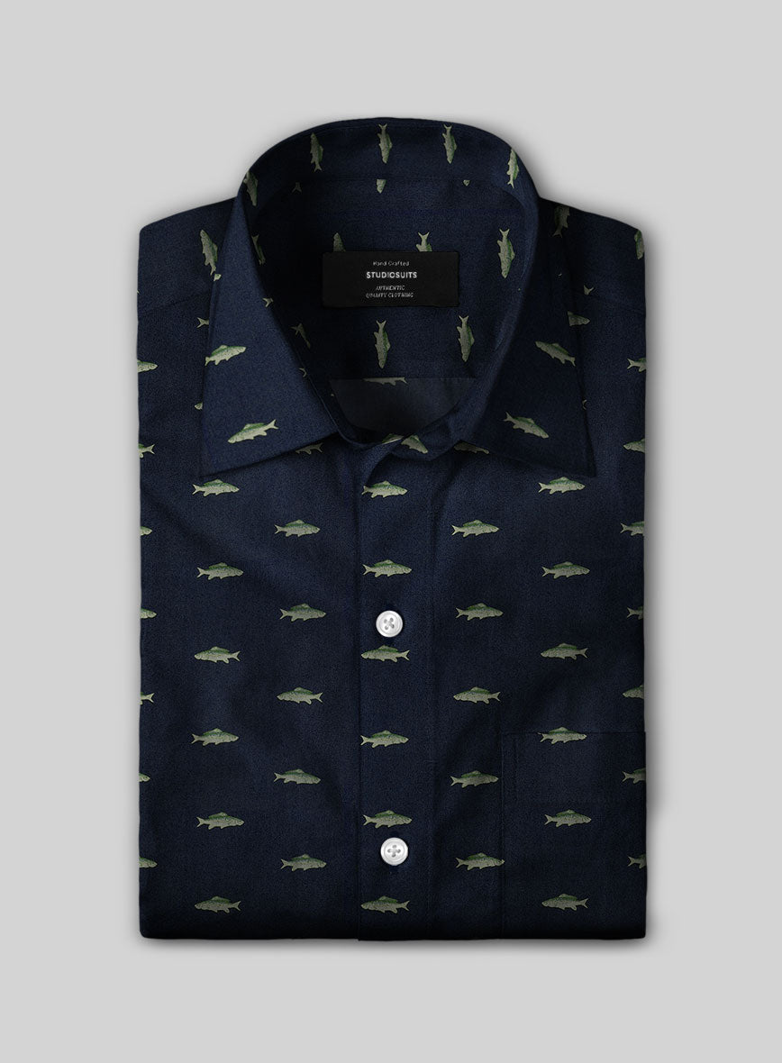 Shoal Stroll Cotton Shirt - StudioSuits