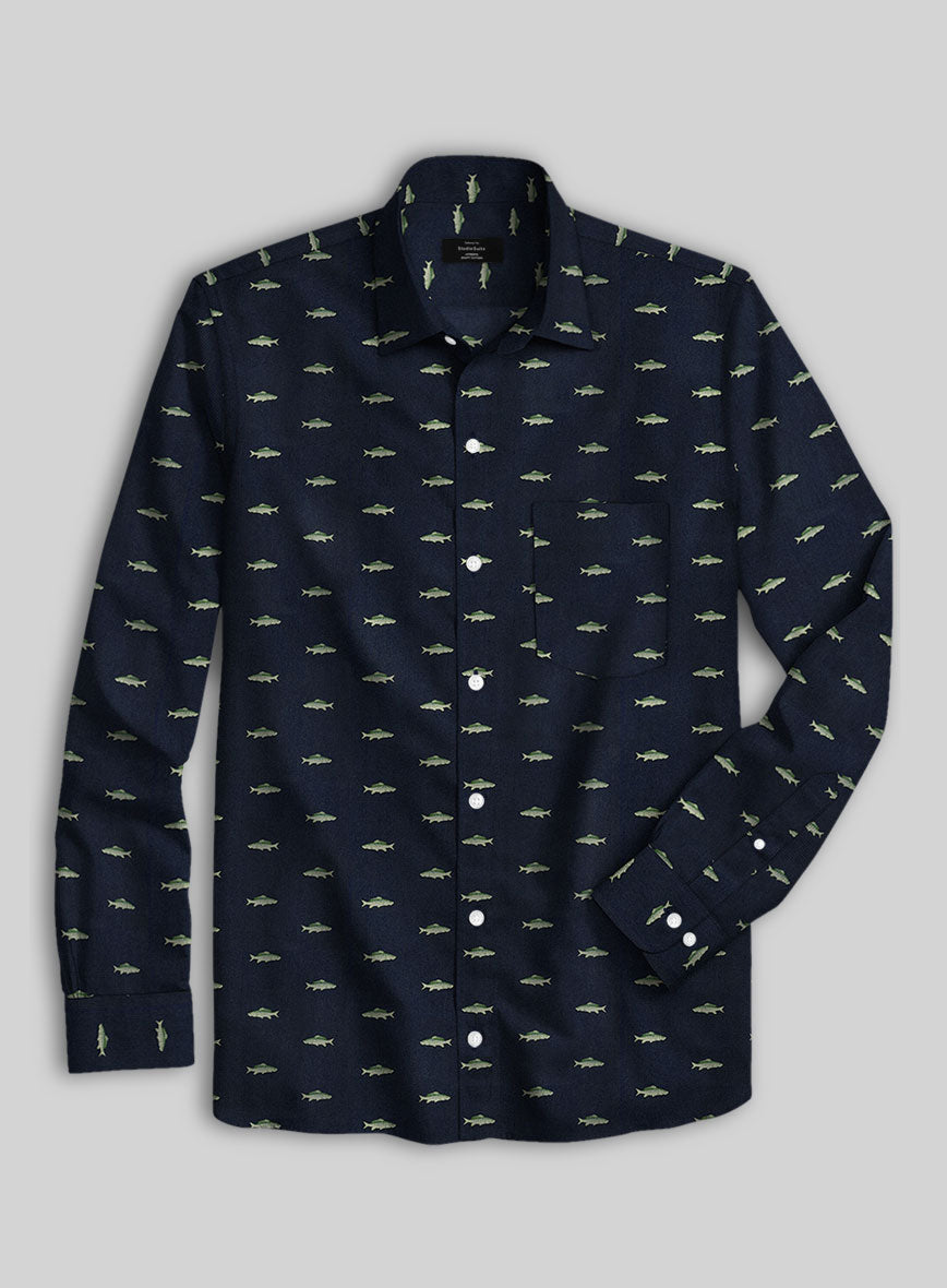 Shoal Stroll Cotton Shirt - StudioSuits
