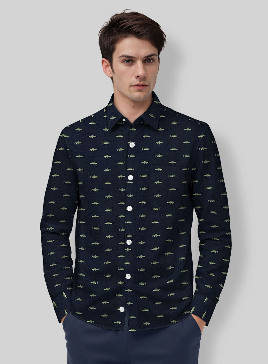 Shoal Stroll Cotton Shirt - StudioSuits