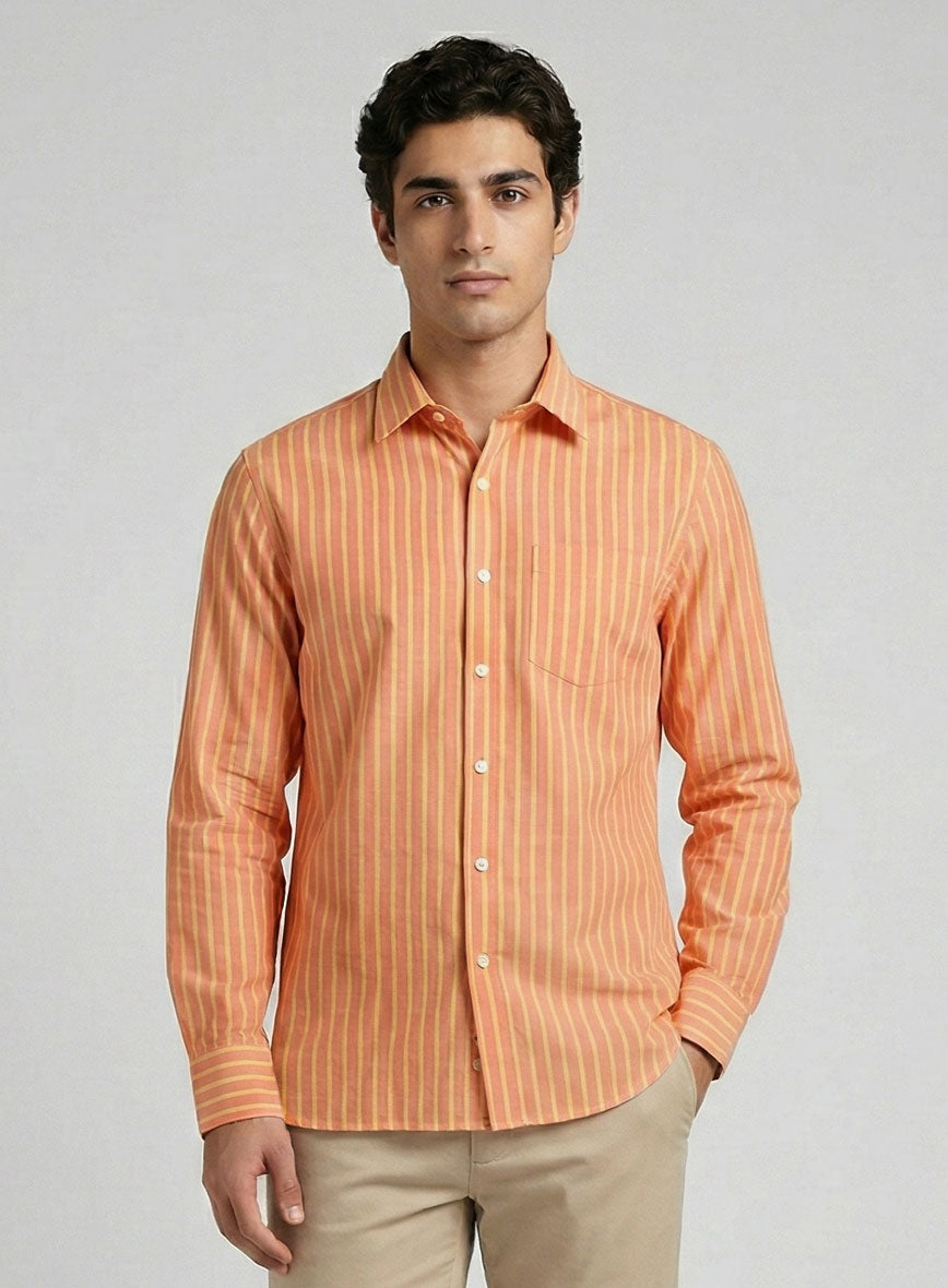 Sienna Gold Cotton Shirt - StudioSuits