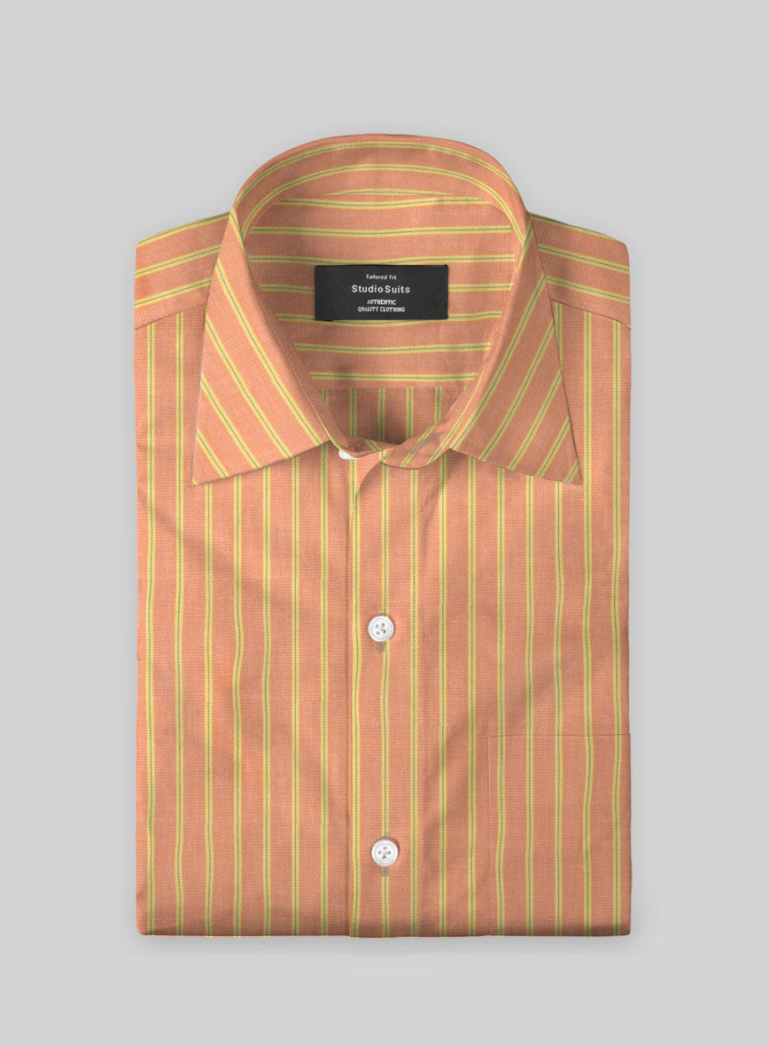 Sienna Gold Cotton Shirt - StudioSuits