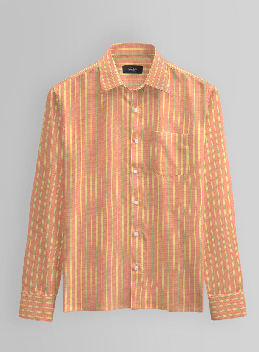 Sienna Gold Cotton Shirt - StudioSuits