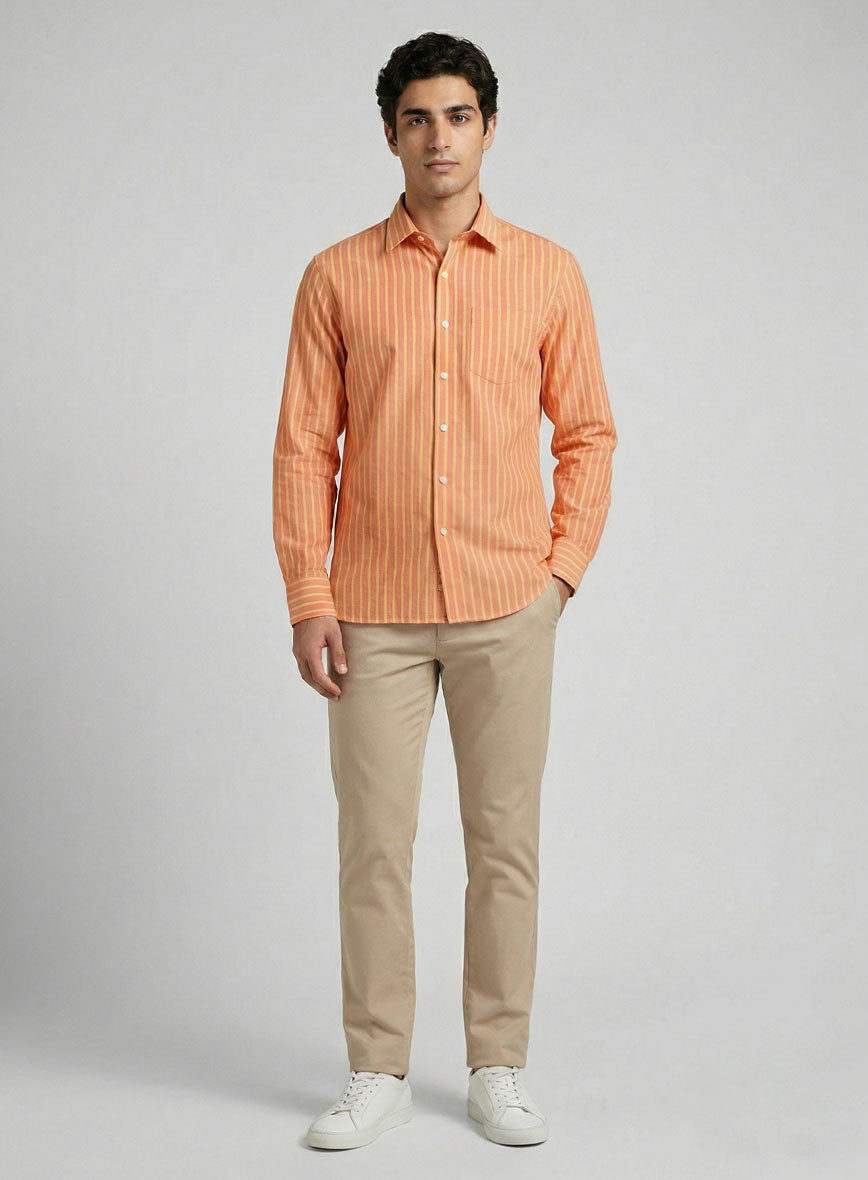 Sienna Gold Cotton Shirt - StudioSuits