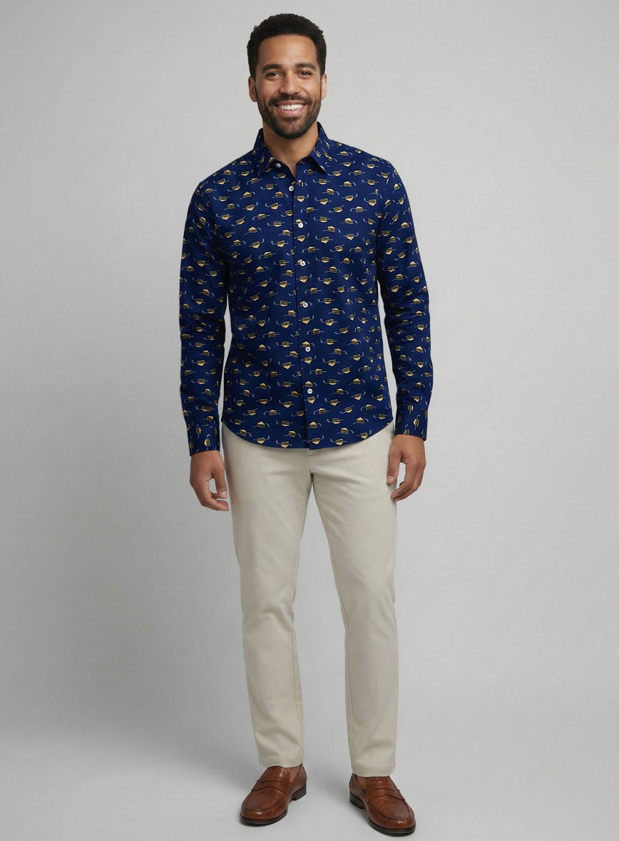 Signature Swing Cotton Shirt - StudioSuits