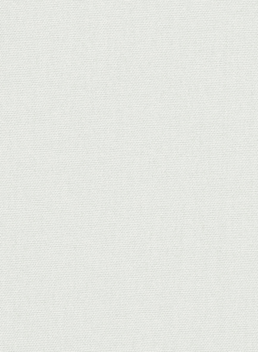 Silver Gray Stretch Poplene Shirt - StudioSuits