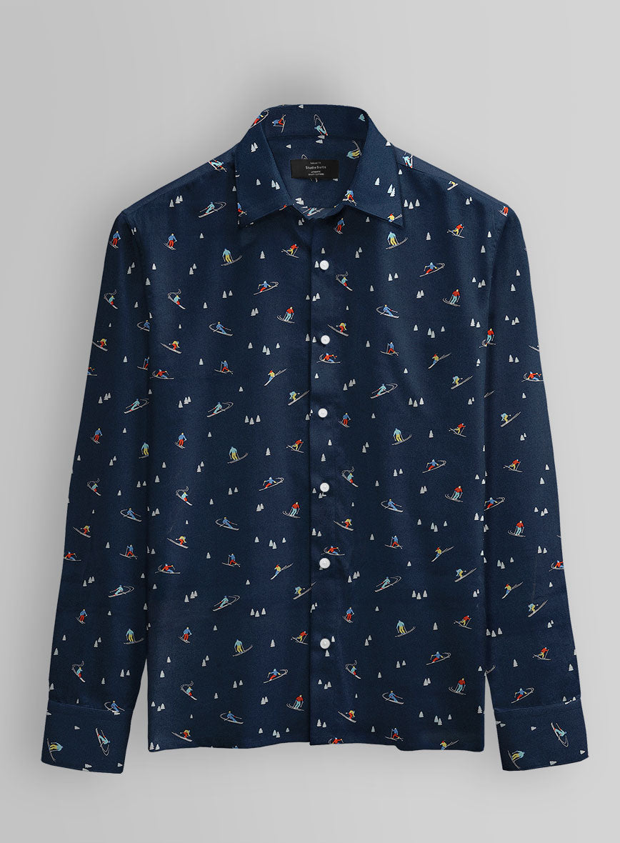 Ski Run Cotton Shirt - StudioSuits