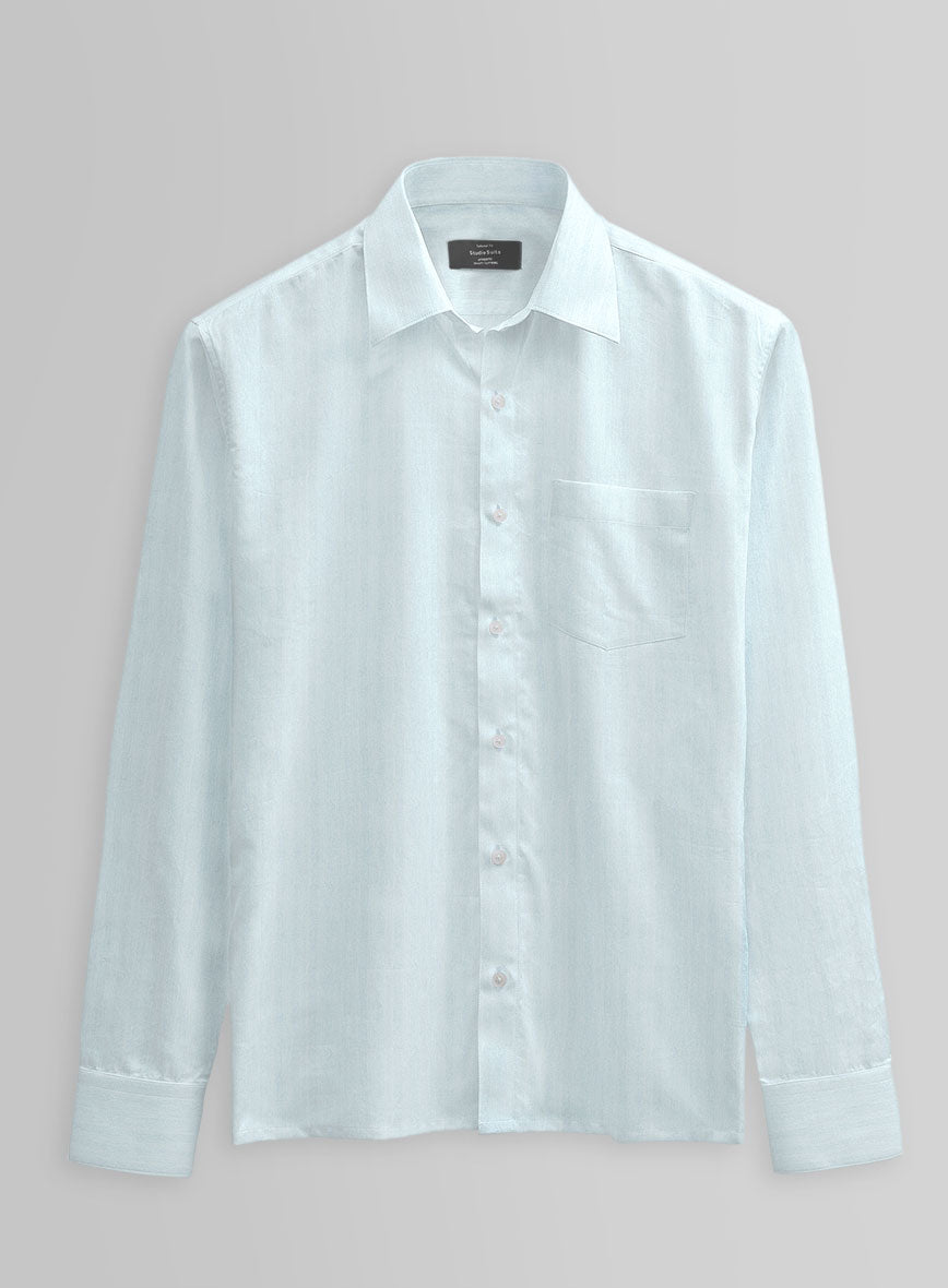 Skyridge Herringbone Cotton Shirt - StudioSuits