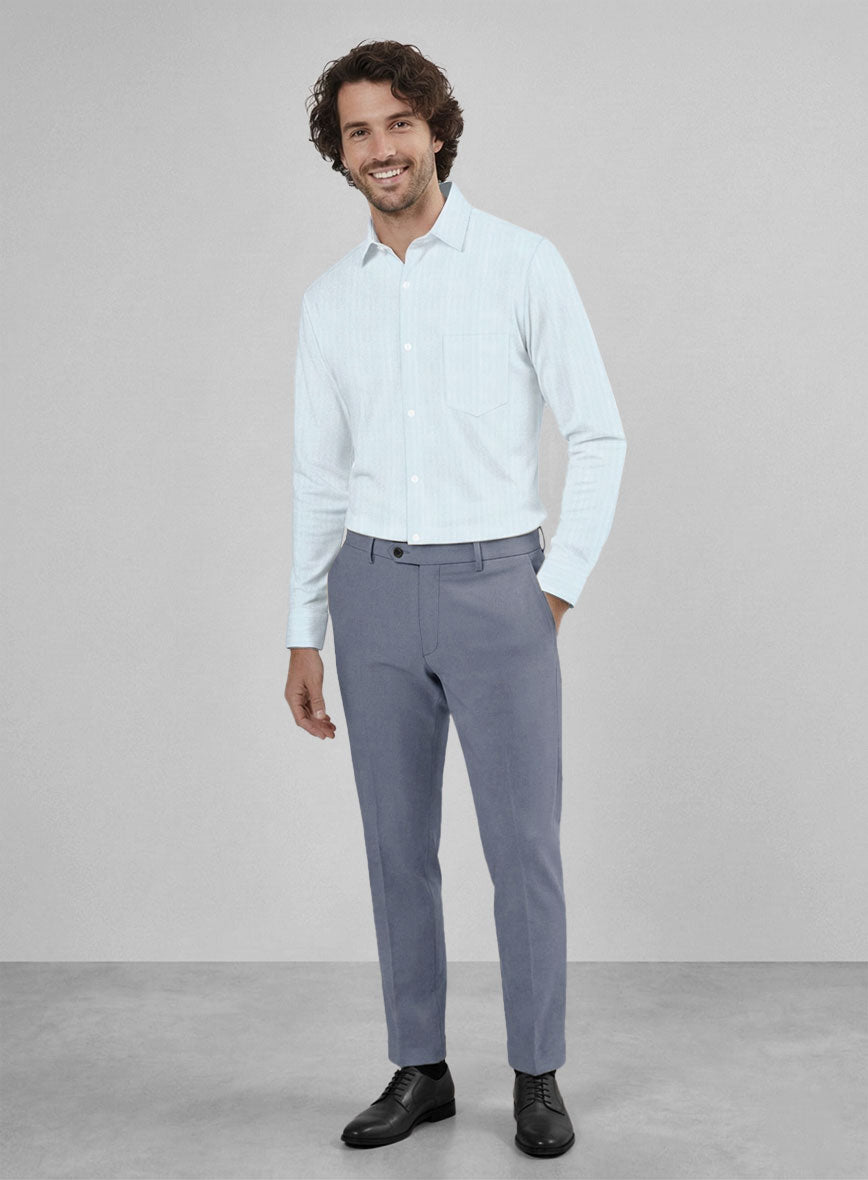 Skyridge Herringbone Cotton Shirt - StudioSuits