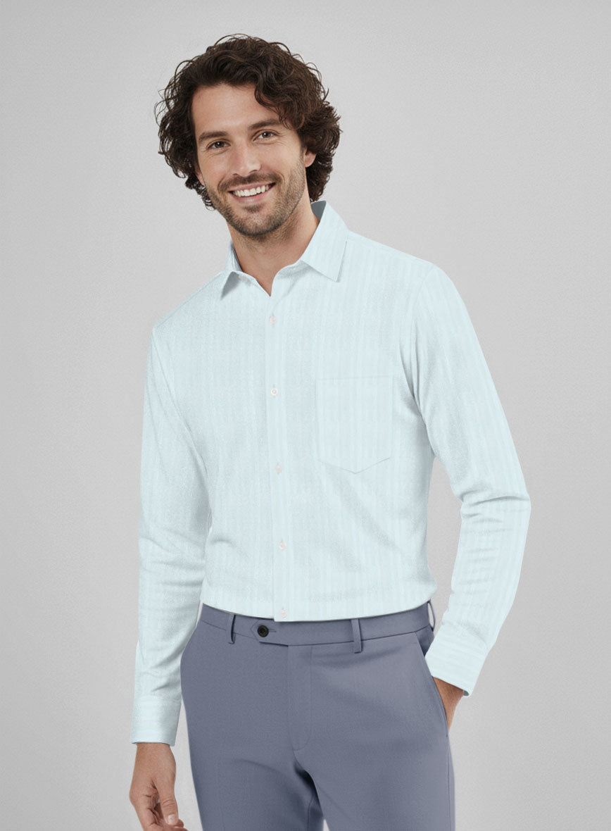 Skyridge Herringbone Cotton Shirt - StudioSuits