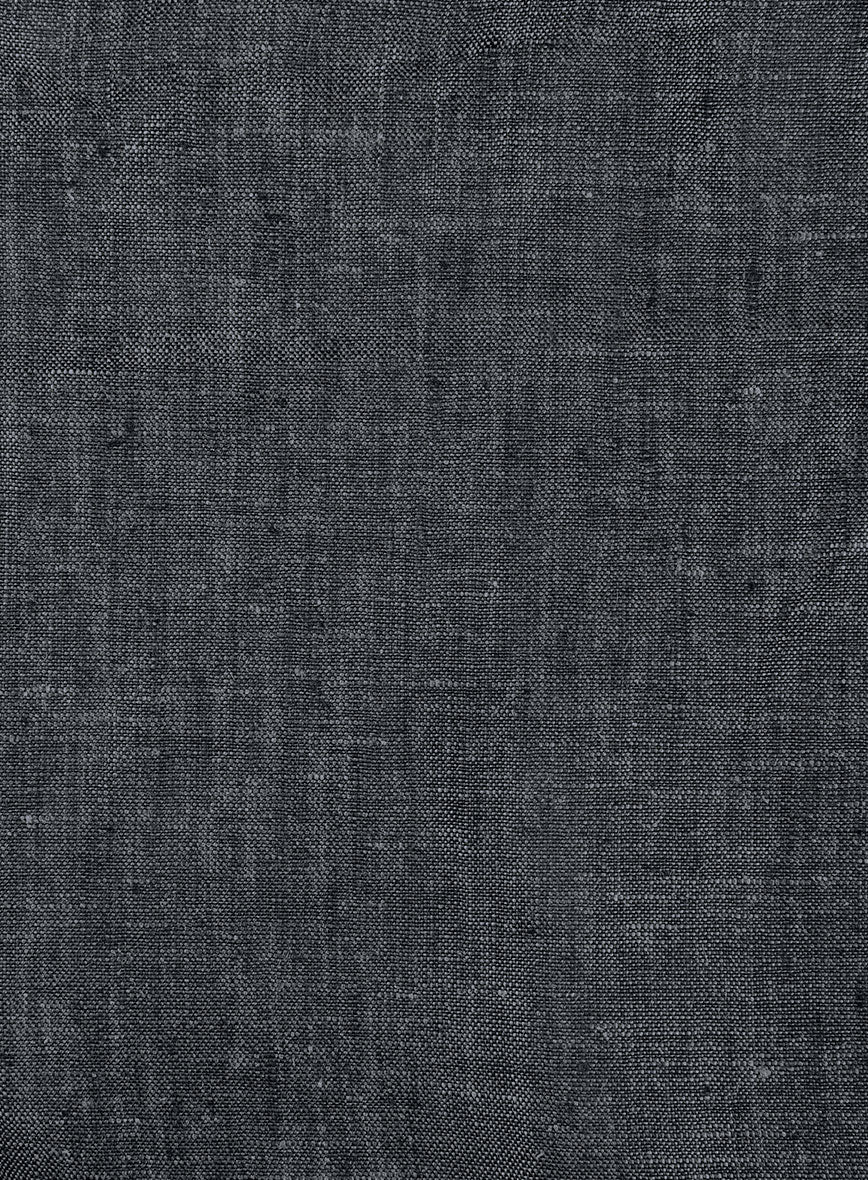Slate Gray Linen Suit - StudioSuits