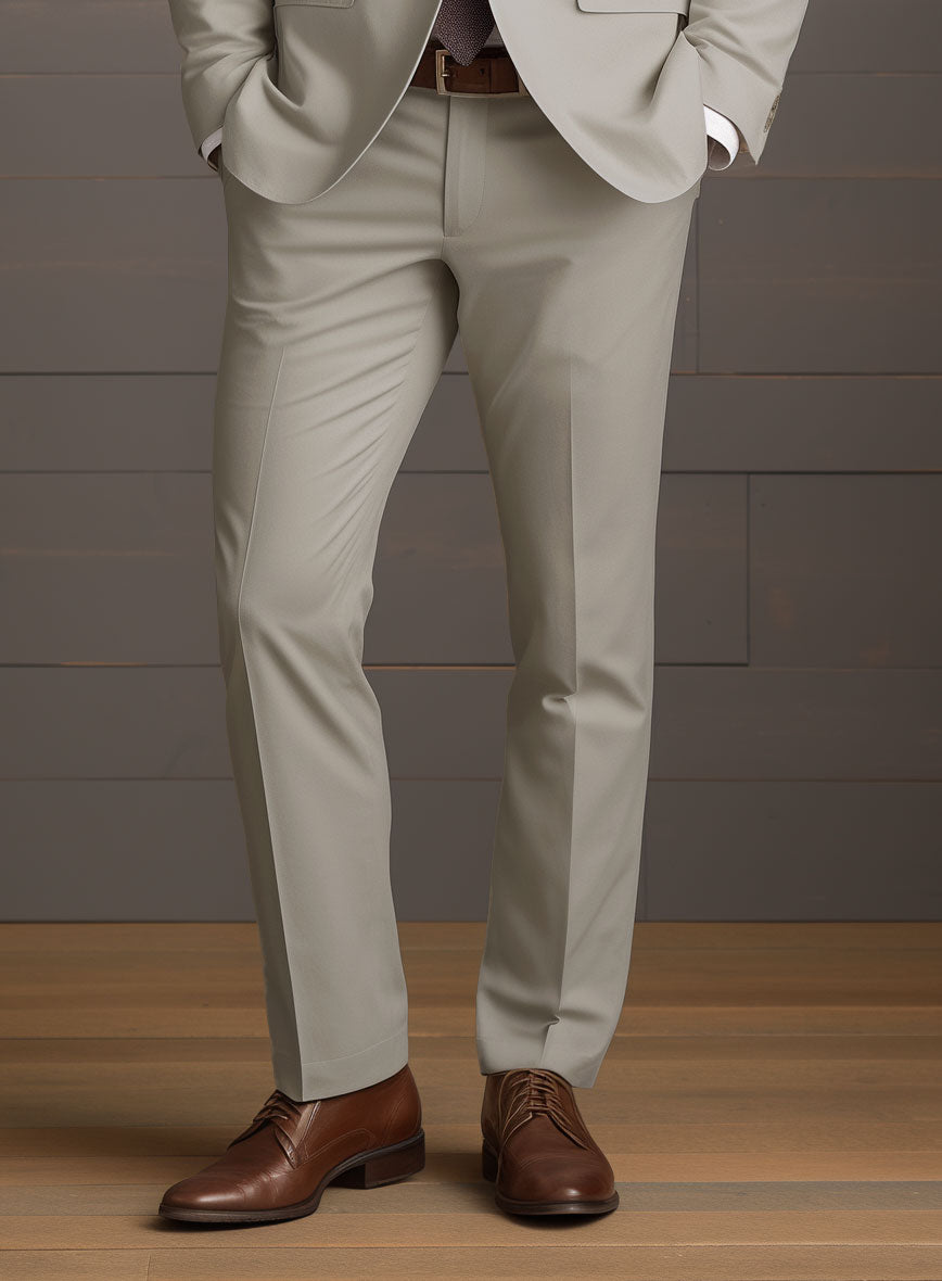 Slate Green Stretch Chino Suit - StudioSuits