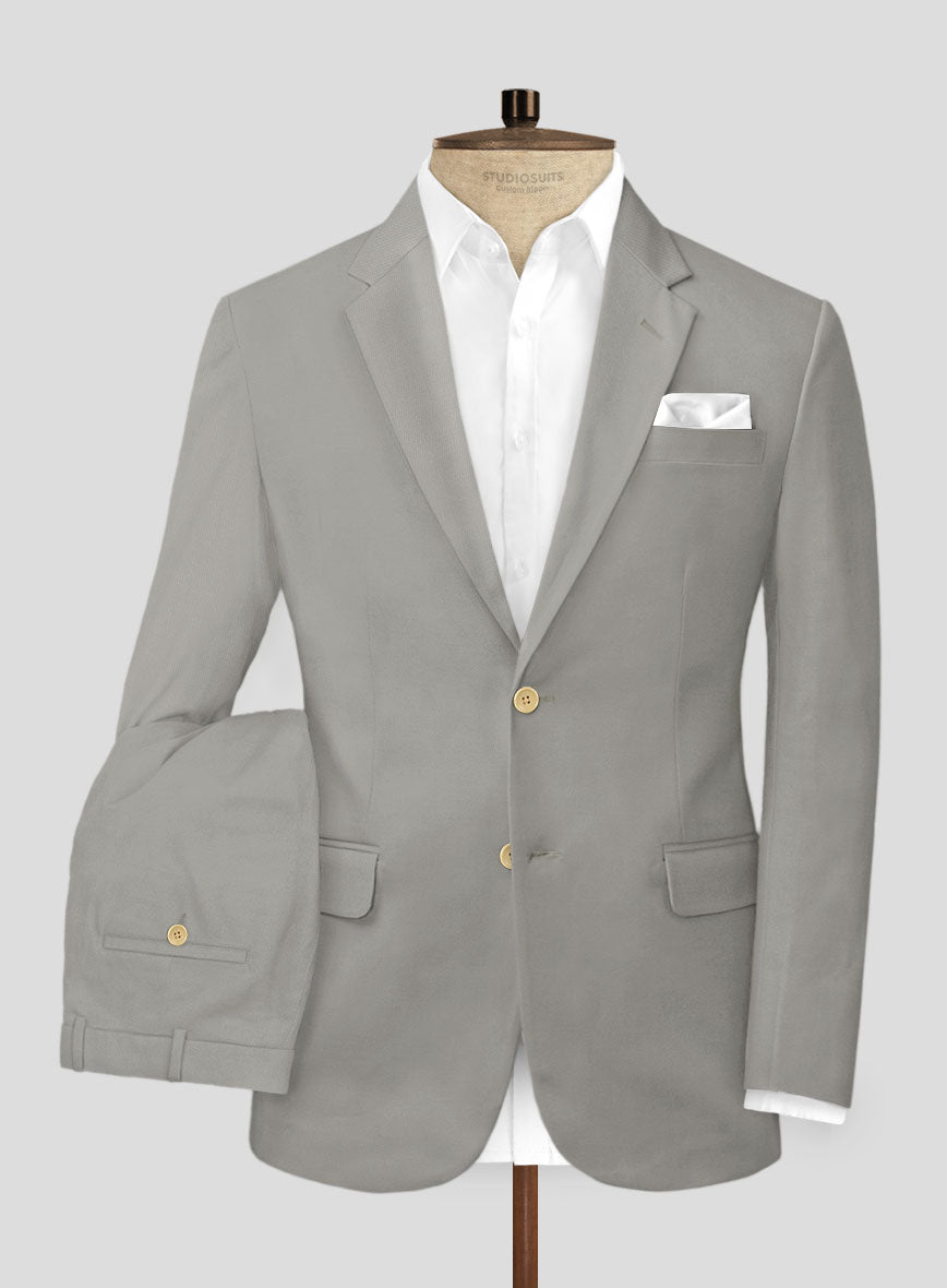 Slate Green Stretch Chino Suit - StudioSuits