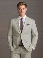 Slate Green Stretch Chino Suit - StudioSuits