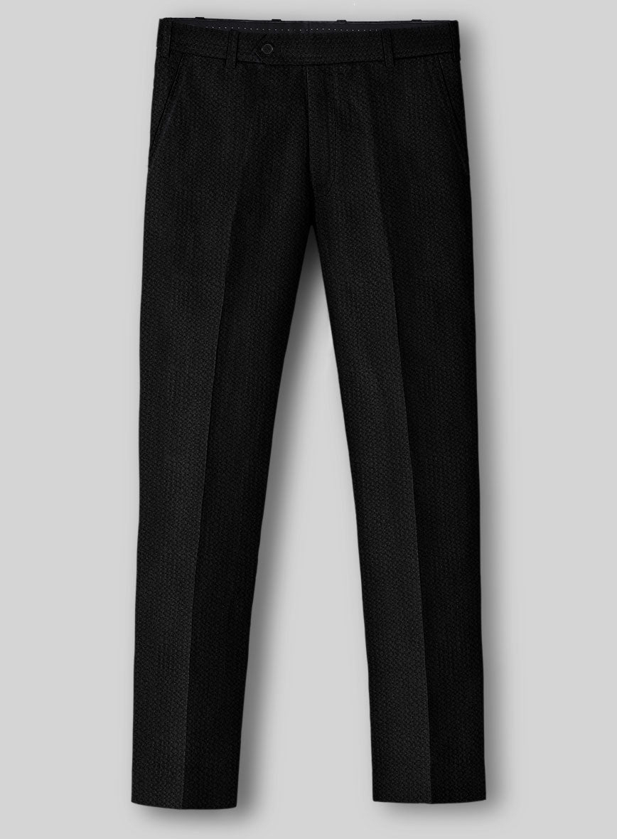 Solbiati Black Seersucker Suit - StudioSuits